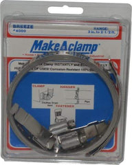 Made in USA - 2" Diam, Hose Clamp Kit - All Tool & Supply