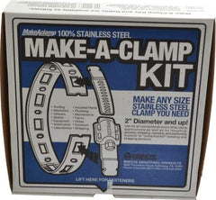 Made in USA - 2" Diam, Hose Clamp Kit - All Tool & Supply