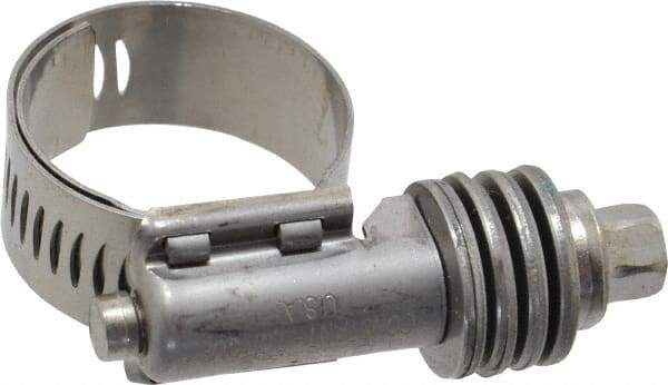 IDEAL TRIDON - Stainless Steel Auto-Adjustable Worm Drive Clamp - 1/2" Wide x 1/2" Thick, 9/16" Hose, 9/16 to 1-1/16" Diam - All Tool & Supply