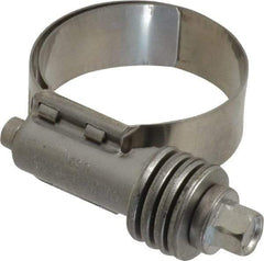 IDEAL TRIDON - Stainless Steel Auto-Adjustable Worm Drive Clamp - 1/2" Wide x 1/2" Thick, 13/16" Hose, 13/16 to 1-1/2" Diam - All Tool & Supply