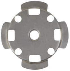 Divine Brothers - Buffing Wheel Center Plate - 1/2" ID x 3" OD, 3" Buff Center Diam - All Tool & Supply