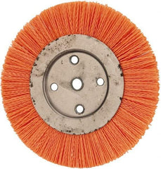 Dico - 8" OD, 5/8" Arbor Hole, Crimped Nylon Wheel Brush - 3/8" Face Width - All Tool & Supply