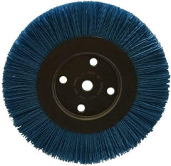 Dico - 8" OD, 5/8" Arbor Hole, Crimped Nylon Wheel Brush - 3/8" Face Width - All Tool & Supply