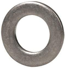 Made in USA - #8 Screw, Grade 300 Stainless Steel Standard Flat Washer - 0.169" ID x 0.304" OD, 0.032" Thick, Passivated Finish, Meets Military Specifications - All Tool & Supply