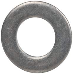 Made in USA - #10L Screw, Grade 300 Stainless Steel Standard Flat Washer - 0.195" ID x 0.354" OD, 0.032" Thick, Passivated Finish, Meets Military Specifications - All Tool & Supply