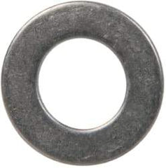 Made in USA - 1/4" Screw, Grade 300 Stainless Steel Standard Flat Washer - 0.255" ID x 0.468" OD, 0.032" Thick, Passivated Finish, Meets Military Specifications - All Tool & Supply