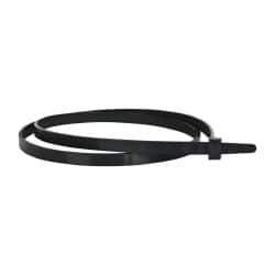 Made in USA - 28" Long Black Nylon Standard Cable Tie - 120 Lb Tensile Strength, 9" Max Bundle Diam - All Tool & Supply