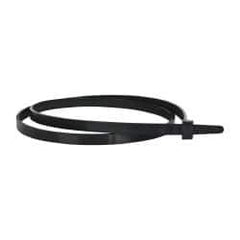 Made in USA - 28" Long Black Nylon Standard Cable Tie - 120 Lb Tensile Strength, 9" Max Bundle Diam - All Tool & Supply