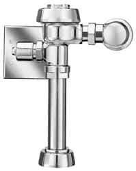 Sloan Valve Co. - 1-1/2" Spud Coupling, 3/4" Pipe, Closet Automatic Flush Valve - Handle Opening, 1.6 Gal per Flush, Metal Cover, Powered by Electrical Line with 24 Volt Step Down Transformer - All Tool & Supply