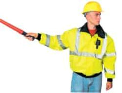 OccuNomix - Size M General Purpose & High Visibility Jacket - Yellow, Polyester, Zipper, Snaps Closure, 37 to 39" Chest - All Tool & Supply