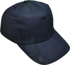 OccuNomix - Poly/Cotton over Polyethylene Insert Baseball Cap with Bump Cap Insert - Navy Blue - All Tool & Supply