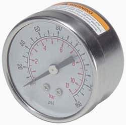 Parker - Stainless Steel FRL Pressure Gauge - Use with PB11/PR10 - All Tool & Supply