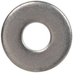 Made in USA - #2L Screw, Grade AN960 Stainless Steel Standard Flat Washer - 0.099" ID x 1/4" OD, 0.016" Thick, Passivated Finish, Meets Military Specifications - All Tool & Supply