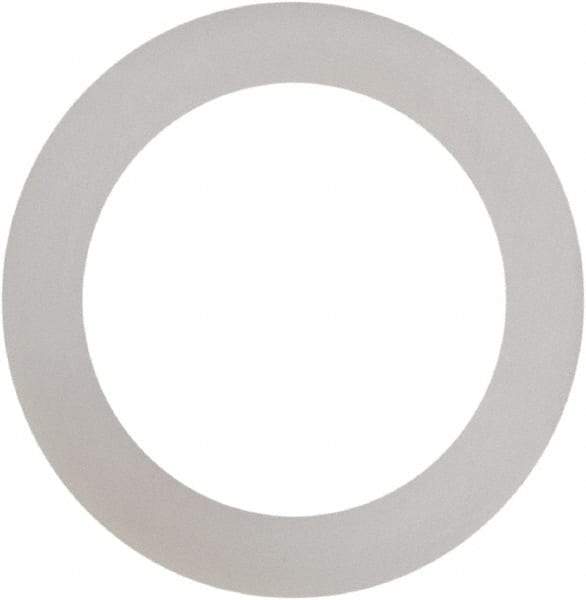 Made in USA - #12 Screw, Grade 6/6 Nylon Standard Flat Washer - 1/4" ID x 3/8" OD, 0.015" Thick, Plain Finish - All Tool & Supply