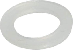 Made in USA - #12 Screw, Grade 6/6 Nylon Standard Flat Washer - 1/4" ID x 3/8" OD, 0.031" Thick, Plain Finish - All Tool & Supply