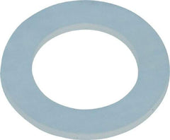 Made in USA - 1/4" Screw, Grade 6/6 Nylon Standard Flat Washer - 0.313" ID x 1/2" OD, 0.031" Thick, Plain Finish - All Tool & Supply