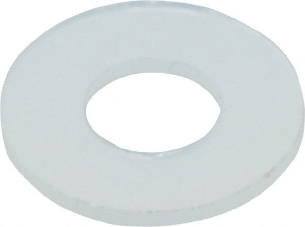 2″ Screw Standard Flat Washer: Nylon, Uncoated 0.089″ ID, 0.312″ OD, 0.013″ Thick