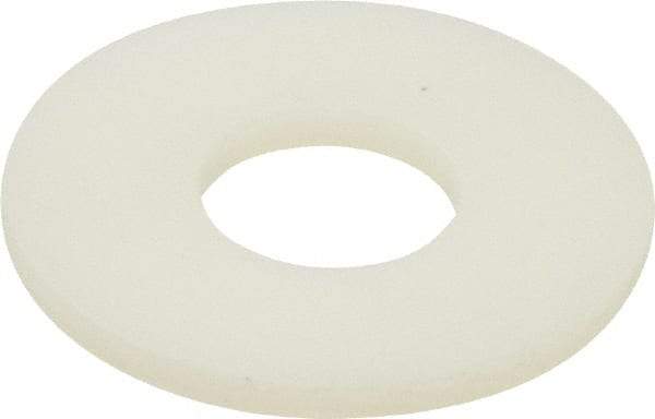 Made in USA - 5/16" Screw, Grade 6/6 Nylon Standard Flat Washer - 0.344" ID x 7/8" OD, 0.062" Thick, Plain Finish - All Tool & Supply