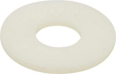 Made in USA - 5/16" Screw, Grade 6/6 Nylon Standard Flat Washer - 0.344" ID x 7/8" OD, 0.062" Thick, Plain Finish - All Tool & Supply