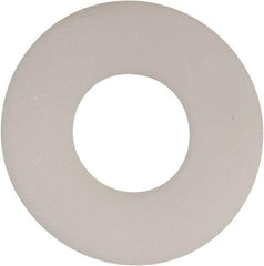 Made in USA - 7/16" Screw, Grade 6/6 Nylon Standard Flat Washer - 0.469" ID x 1-1/8" OD, 0.062" Thick, Plain Finish - All Tool & Supply