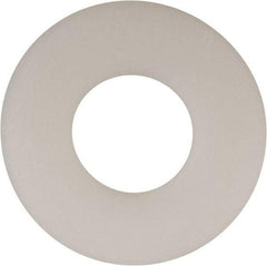 Made in USA - 9/16" Screw, Grade 6/6 Nylon Standard Flat Washer - 0.594" ID x 1.469" OD, 0.1" Thick, Plain Finish - All Tool & Supply