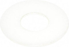 Made in USA - 3/4" Screw, Grade 6/6 Nylon Standard Flat Washer - 0.812" ID x 2" OD, 0.1" Thick, Plain Finish - All Tool & Supply