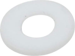 Made in USA - #4 Screw, PTFE Standard Flat Washer - 0.116" ID x 1/4" OD, 0.031" Thick, Plain Finish - All Tool & Supply