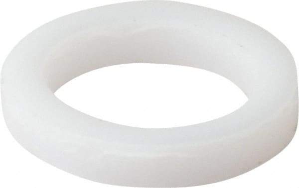 Made in USA - #8 Screw, PTFE Standard Flat Washer - 0.197" ID x 0.28" OD, 0.05" Thick, Plain Finish - All Tool & Supply