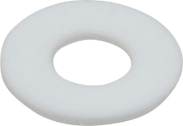 Made in USA - 3/8" Screw, PTFE Standard Flat Washer - 0.39" ID x 7/8" OD, 0.062" Thick, Plain Finish - All Tool & Supply