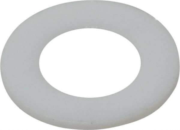 Made in USA - 1/4" Screw, PTFE Standard Flat Washer - 0.281" ID x 1/2" OD, 0.031" Thick, Plain Finish - All Tool & Supply