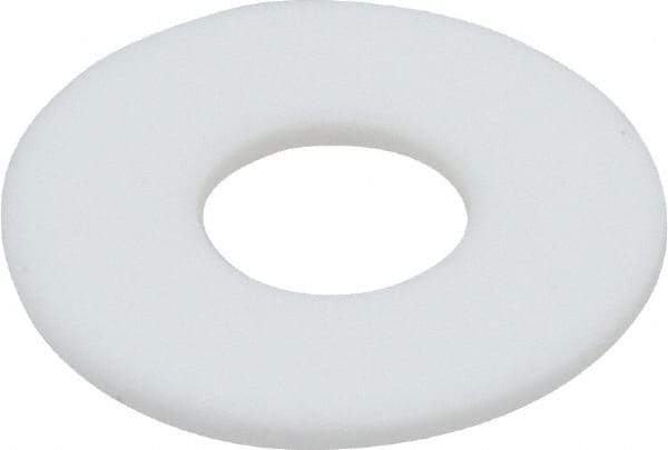 Made in USA - 3/8" Screw, PTFE Standard Flat Washer - 0.406" ID x 1" OD, 0.062" Thick, Plain Finish - All Tool & Supply