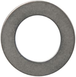 5″ Screw Standard Flat Washer: Grade 316 Stainless Steel, Uncoated 0.148″ ID, 0.374″ OD, 0.026″ Thick