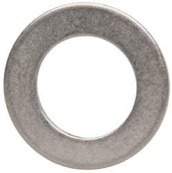 Made in USA - 0.048" Thick, 0.38" Inside x 5/8" OD, Round Shim - 5/16" Screw, Uncoated 302/304 Stainless Steel - All Tool & Supply