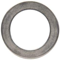 Made in USA - 0.02" Thick, 0.505" Inside x 3/4" OD, Round Shim - 7/16" Screw, Uncoated 302/304 Stainless Steel - All Tool & Supply