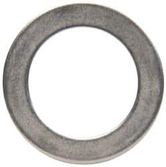 Made in USA - 0.02" Thick, 0.505" Inside x 3/4" OD, Round Shim - 7/16" Screw, Uncoated 302/304 Stainless Steel - All Tool & Supply