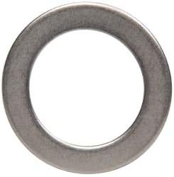 Made in USA - 0.03" Thick, 0.505" Inside x 3/4" OD, Round Shim - 7/16" Screw, Uncoated 302/304 Stainless Steel - All Tool & Supply