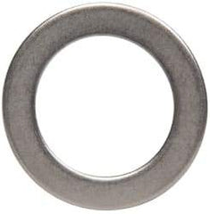 Made in USA - 0.03" Thick, 0.505" Inside x 3/4" OD, Round Shim - 7/16" Screw, Uncoated 302/304 Stainless Steel - All Tool & Supply