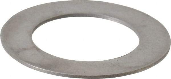 Made in USA - 0.024" Thick, 0.63" Inside x 1" OD, Round Shim - 9/16" Screw, Uncoated 302/304 Stainless Steel - All Tool & Supply