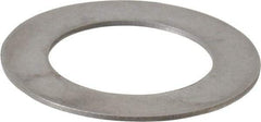 Made in USA - 0.024" Thick, 0.63" Inside x 1" OD, Round Shim - 9/16" Screw, Uncoated 302/304 Stainless Steel - All Tool & Supply