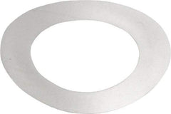 Made in USA - 0.003" Thick, 0.63" Inside x 1" OD, Round Shim - 9/16" Screw, Uncoated 302/304 Stainless Steel - All Tool & Supply