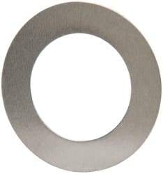 Made in USA - 0.006" Thick, 0.63" Inside x 1" OD, Round Shim - 9/16" Screw, Uncoated 302/304 Stainless Steel - All Tool & Supply