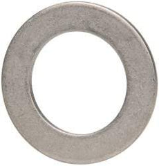 Made in USA - 1/16" Thick, 0.63" Inside x 1" OD, Round Shim - 9/16" Screw, Uncoated 302/304 Stainless Steel - All Tool & Supply