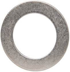 Made in USA - 0.048" Thick, 7/8" Inside x 1-3/8" OD, Round Shim - 3/4" Screw, Uncoated 302/304 Stainless Steel - All Tool & Supply