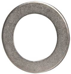 Made in USA - 0.06" Thick, 7/8" Inside x 1-3/8" OD, Round Shim - 3/4" Screw, Uncoated 302/304 Stainless Steel - All Tool & Supply