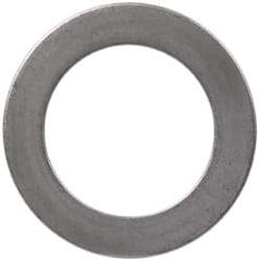 Made in USA - 0.03" Thick, 1" Inside x 1-1/2" OD, Round Shim - 7/8" Screw, Uncoated 302/304 Stainless Steel - All Tool & Supply