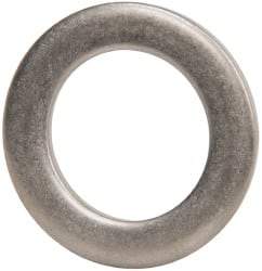 Made in USA - 0.09" Thick, 1" Inside x 1-1/2" OD, Round Shim - 7/8" Screw, Uncoated 302/304 Stainless Steel - All Tool & Supply