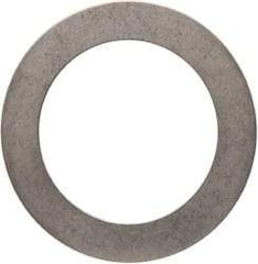 Made in USA - 0.02" Thick, 1-1/8" Inside x 1-5/8" OD, Round Shim - Uncoated 302/304 Stainless Steel - All Tool & Supply