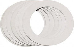 Made in USA - 0.003" Thick, 1-1/8" Inside x 1-5/8" OD, Round Shim - Uncoated 302/304 Stainless Steel - All Tool & Supply