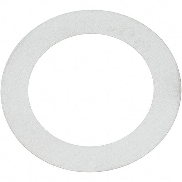 Made in USA - 0.004" Thick, 1-1/8" Inside x 1-5/8" OD, Round Shim - Uncoated 302/304 Stainless Steel - All Tool & Supply