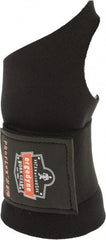 Ergodyne - Size S, Neoprene, Left or Right Hand Wrist Support - 1 Strap, Thumb Loop, Black - All Tool & Supply